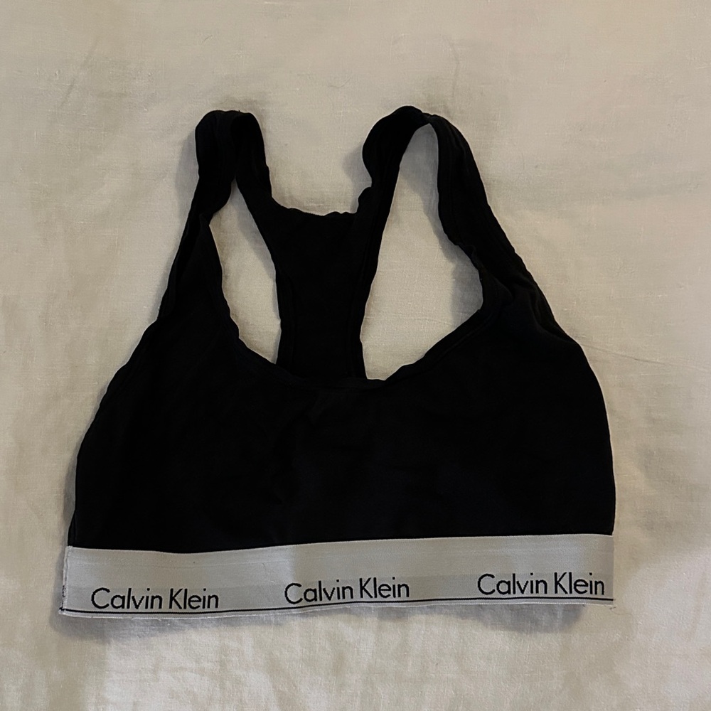 Calvin Klein Black Racerback Bra